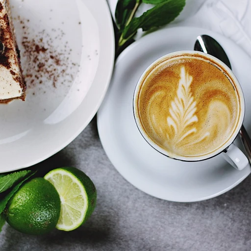 L'art du sirop de chocolat blanc dans le café professionnel