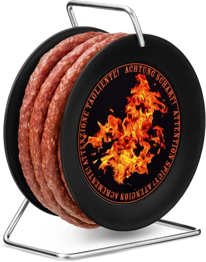 WURSTBARON® Tambour de saucisson épicé, 3,5 m de saucisson de style Cracovie, haute qualité et saveur épicée, cadeau savoureux pour elle et lui, 240 g