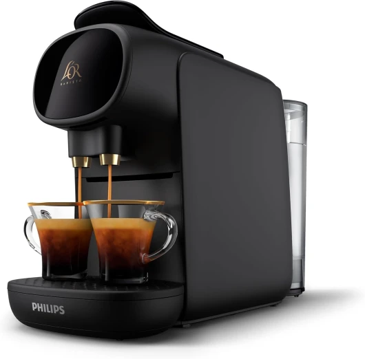 Philips L'Or Barista, Cafetière Espresso, compatible Nespresso capsules, Capsules XXL pour 1 café double ou 2 cafés à la fois, Noir, (LM9012/60)