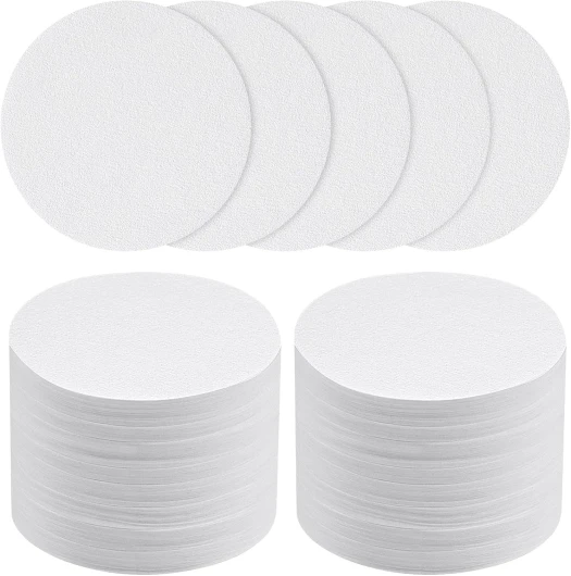 HOTUT Filtre a Cafe Papier,400pcs Papier Naturel pour Cafetières 64mm Remplacement Papier Filtre pour Café Compatible avec machines à Café et Machines à Expresso Aerobie Aeropress 400PCS 64mm Blanc